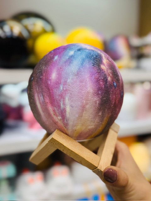 چراغ شب خواب طرح کره کهکشانی