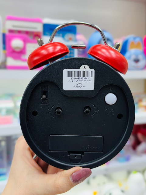 ساعت رومیزی فانتزی قرمز