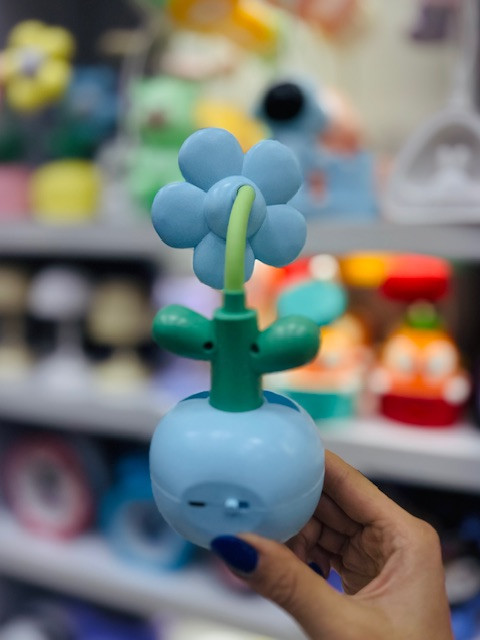 چراغ مطالعه وچراغ خواب فانتزی طرح گلدان ابی