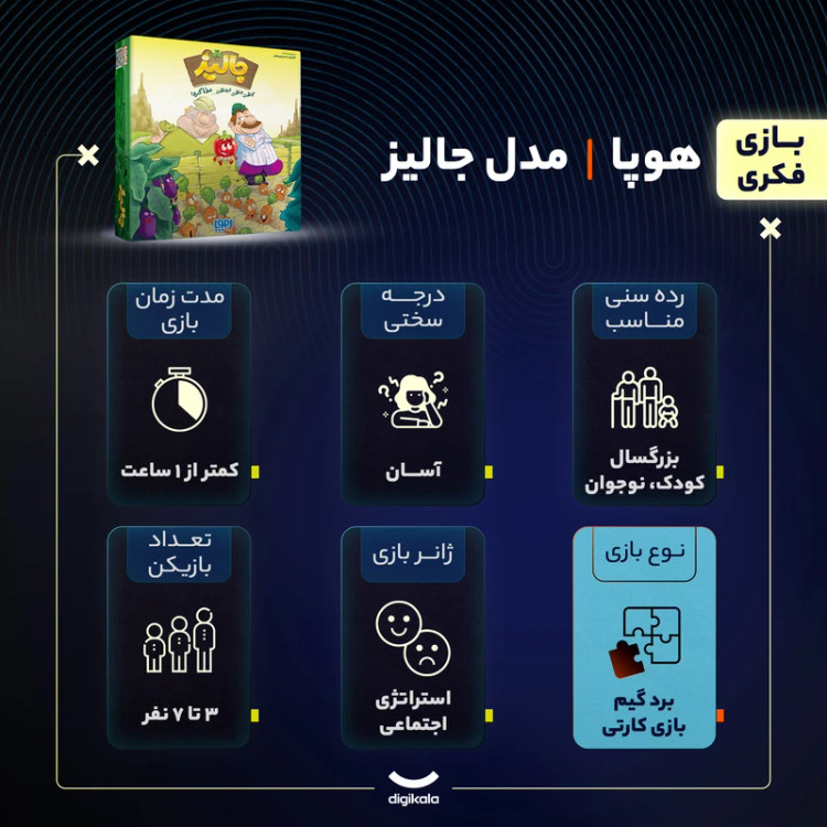 بازی فکری جذاب جالیز