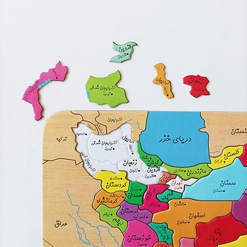 جورچین آموزشی نقشه ایران (اقتصادی)