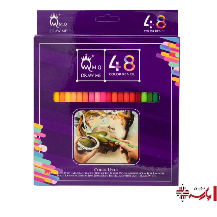مداد رنگی 48 رنگ M.Q